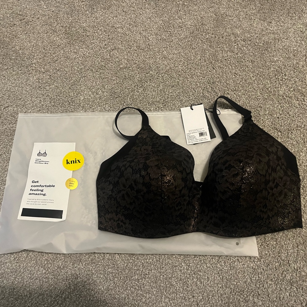 Knix Black Lace Bra
